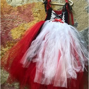 Little Red Riding Hood Tulle Dress Costume (34)